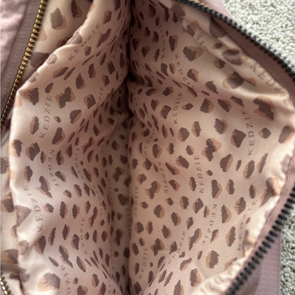 Kedzie Women’s Crossbody Purse Dusty Rose, Mauve with Gold accents - Picture 8 of 13